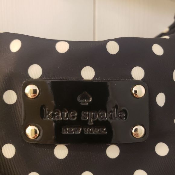 Kate Spade Stevie polka dot diaper bag - Picture 3 of 16